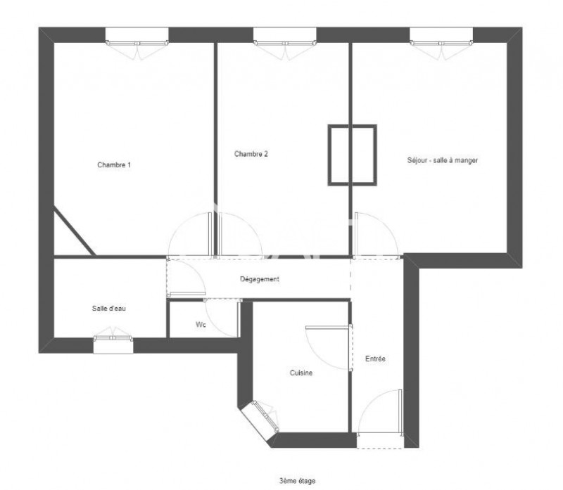 Maison a louer levallois-perret - 3 pièce(s) - 52 m2 - Surfyn