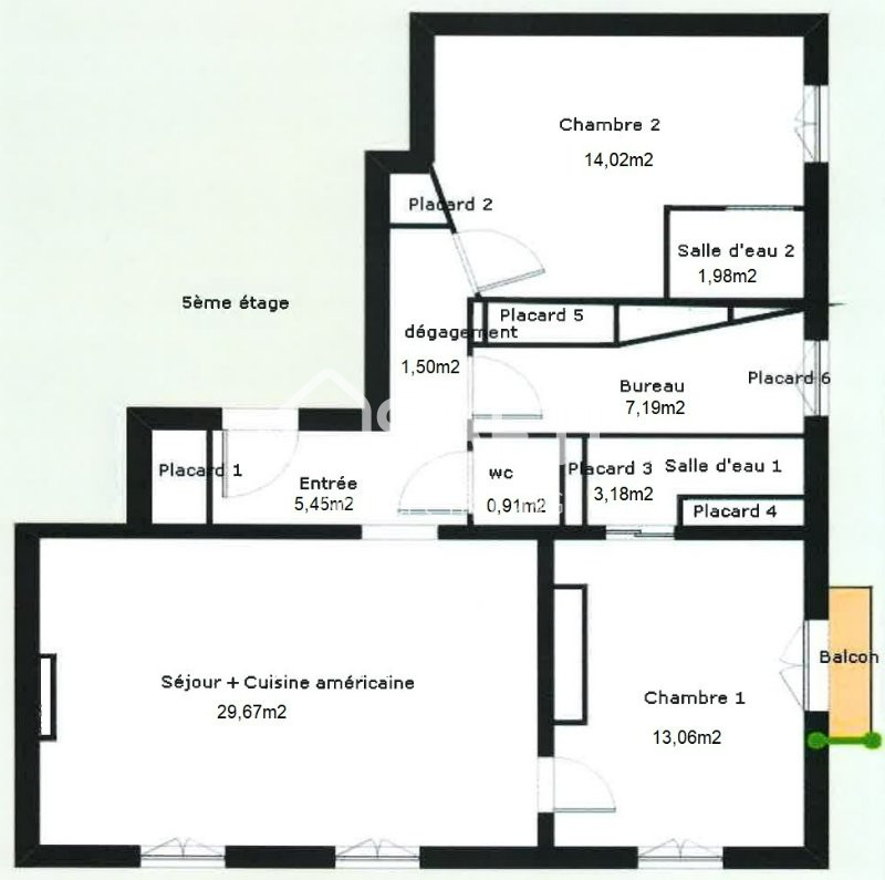 Maison a louer boulogne-billancourt - 4 pièce(s) - 80 m2 - Surfyn