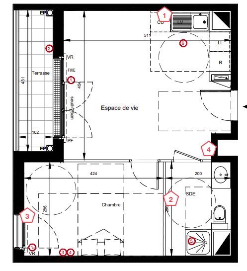 Maison a louer asnieres-sur-seine - 2 pièce(s) - 39 m2 - Surfyn