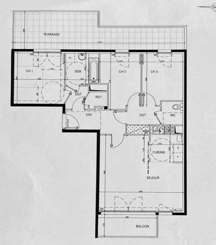 Maison a louer gennevilliers - 4 pièce(s) - 77 m2 - Surfyn