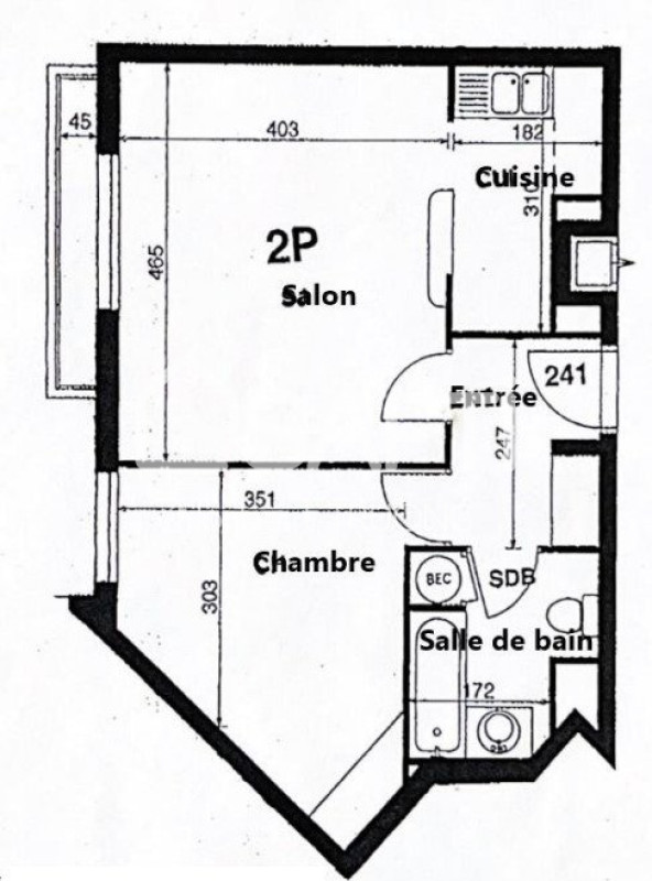 Maison a louer issy-les-moulineaux - 2 pièce(s) - 45 m2 - Surfyn