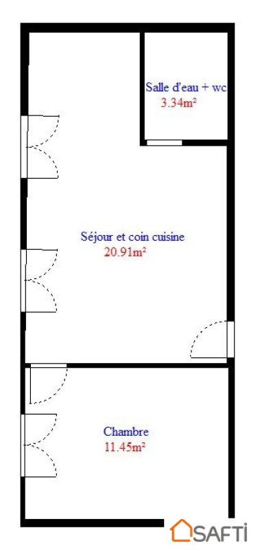 Maison a louer boulogne-billancourt - 2 pièce(s) - 35 m2 - Surfyn